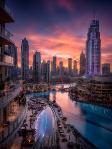dubai-skyline-sunset